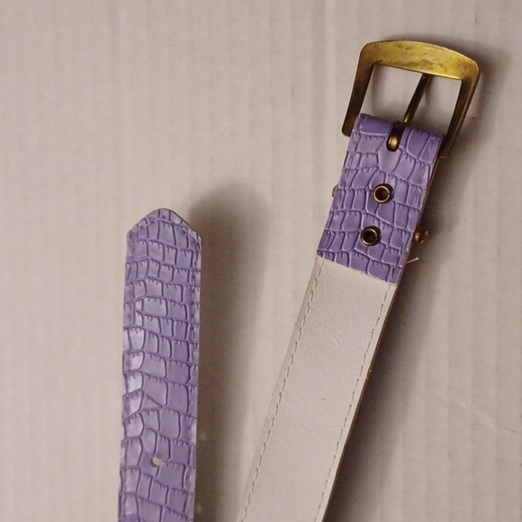 $4 Add-on Purple Scale Print Belt - Size O/S (Youth) - Picture 3 of 6